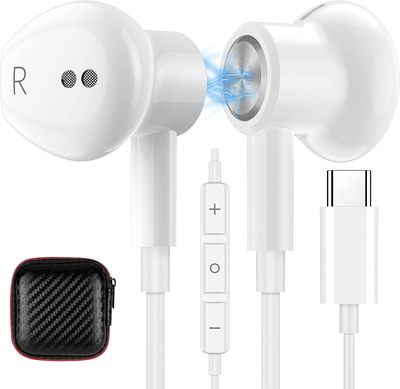 TITACUTE USB C Headphones for iPhone 15 Pro Max Samsung S23 Earbuds