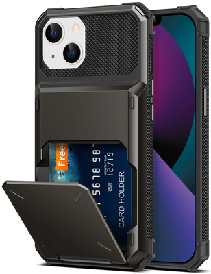 TITACUTE for iPhone 13 14 Case Gunmetal Bronze