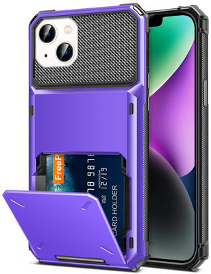TITACUTE for iPhone 14 Case Wallet 5 Credit Card Holder Flip Cover Design