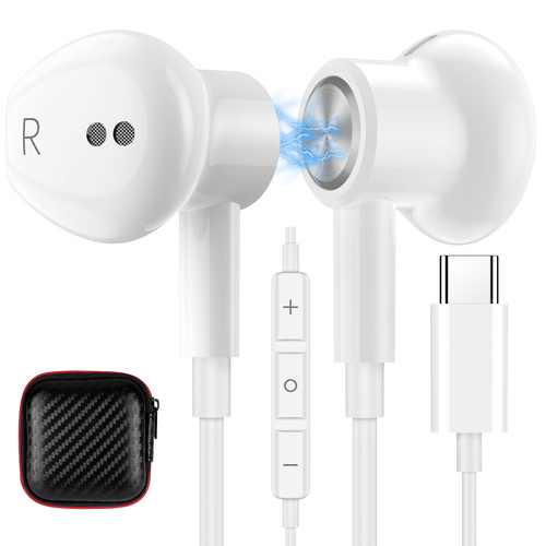 TITACUTE USB C Headphones for iPhone 15 Pro Max