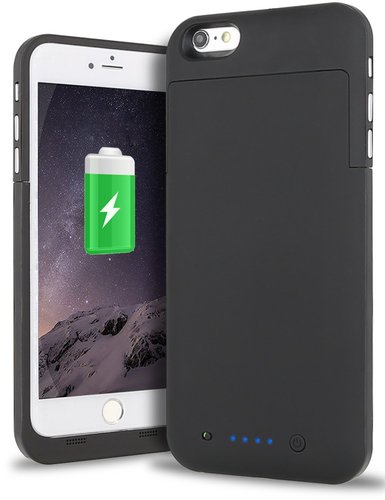 TITACUTE iPhone 6s Plus Battery Case Bla 7