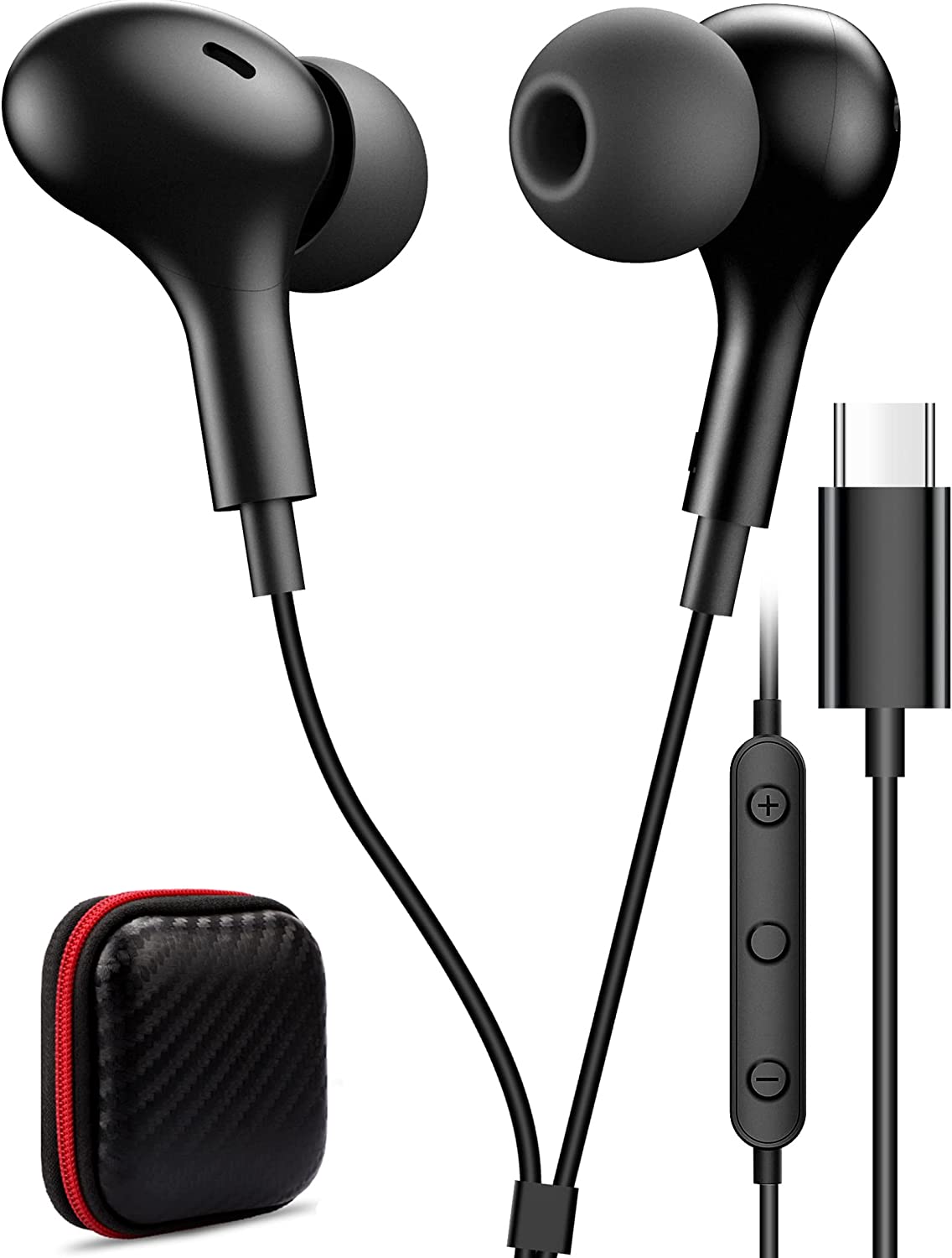 Écouteurs USB C pour iPhone 15 Pro Max Samsung Galaxy A34 A54 A53 A33 S23 FE