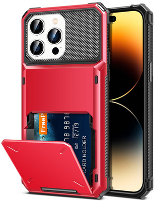 TITACUTE for iPhone 14 Pro Max Case Red