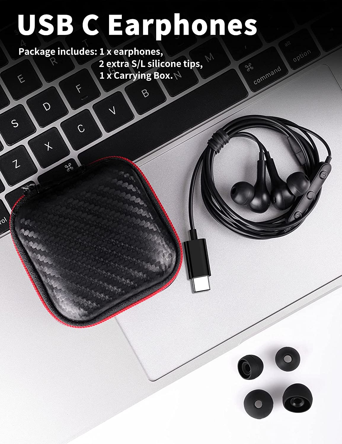 Écouteurs USB C pour iPhone 15 Samsung A33 A34 A53 A54 S23 FE