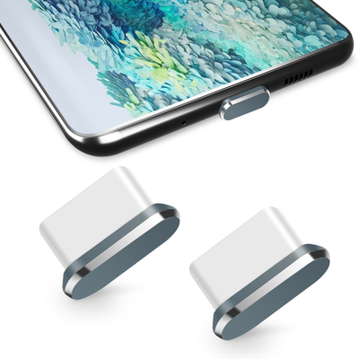TITACUTE USB Type C Anti Dust Plug 2 Pack Grey