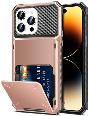 TITACUTE for iPhone 14 Pro Max Case Rose Gold