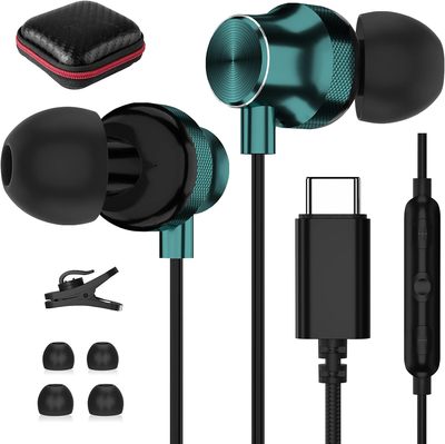 TITACUTE USB C Kopfhörer Green
