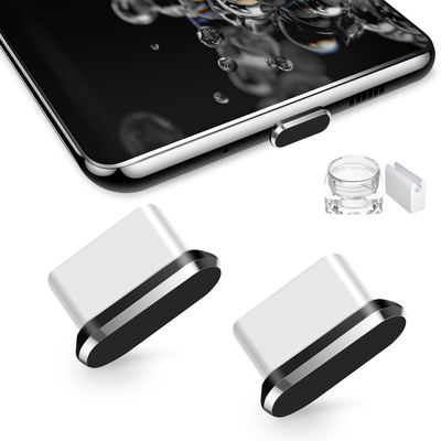 TITACUTE USB Type C Anti Dust Plugs 2 Pack Black