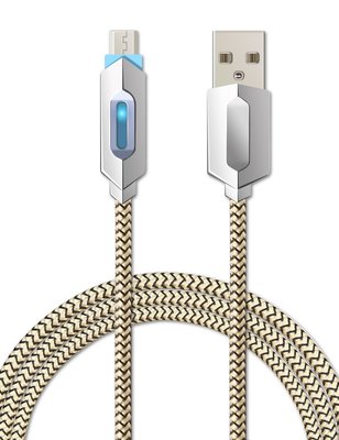 TITACUTE LED Light Micro USB Cable Gold