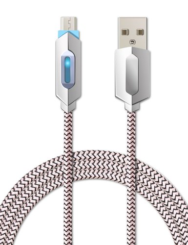 TITACUTE LED Light Micro USB Cable Pink