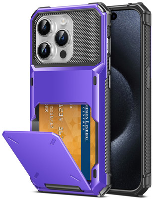 TITACUTE for iPhone 15 Pro Case Purple