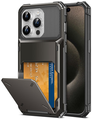 TITACUTE for iPhone 15 Pro Max Case Gunmetal Bronze